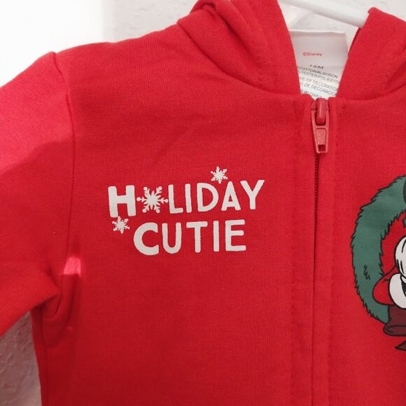 Disney: Minnie Mouse Christmas Romper - Picture 5 of 9